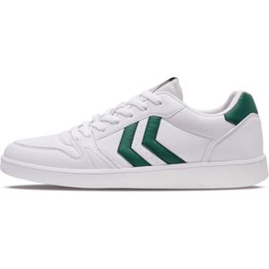 Hummel Handball Perfekt Sneaker 9208 - white/green 40 für Herren, weiß, Gr. 40 EU