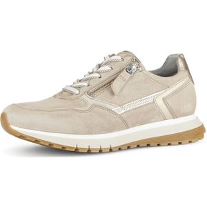 Gabor comfort Leder Snaeker für Damen, beige, Gr. 35 EU / 2,5 UK
