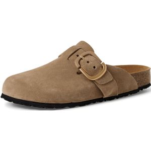 Tamaris Da.-Clog für Damen, beige, Gr. 42 EU
