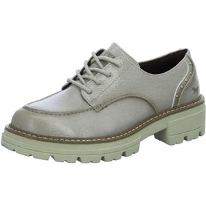 Mustang Damen Schnuerhalbschuh für Damen, beige, Gr. 41 EU