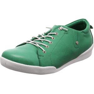 Andrea Conti Bequeme Schnürschuhe für Damen, grün, Gr. 42 EU
