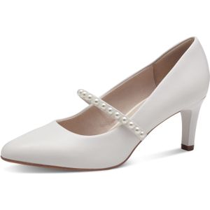 Tamaris Da.-Pumps für Damen, weiß, Gr. 39 EU