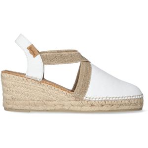 Toni Pons Espadrilles Dames  Wit Leer