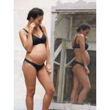 Zwangerschaps- en borstvoedingsbeha Serena CACHE HEART zonder beugel zwart