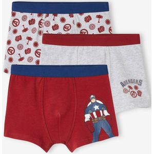 Set van 3 boxershorts jongens Marvel� Avengers veel rood