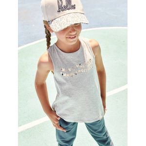 Sporthemdje voor meisjes gem�leerd grijs