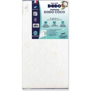 Babymatras met afneembare hoes Dodococo wit