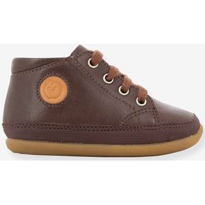 Bottines voor baby Cuzy Zip SHOO POM� chocoladebruin