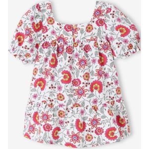 Babyjurk - Bloemenprint - Vierkante Halslijn - 100% Viscose