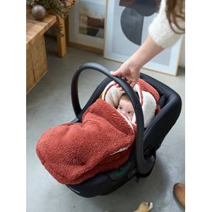 Voetenzak kinderwagen en reiswieg van sherpa Foxy saffraan