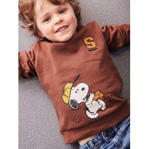 Sweater voor babyjongen Snoopy Peanuts� mokka