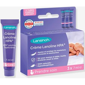 Borstvoedingscr�me HPA LANSINOH Lanoline, 3 x 7 ml tubes wit