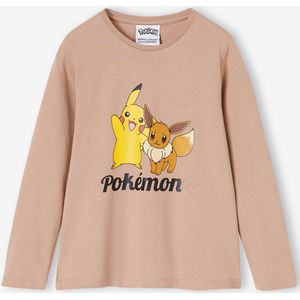 T-shirt Pokemon� met lange mouwen voor meisjes: beige