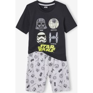 Pyjamashort jongens Star Wars� met lichtgevende print zwart