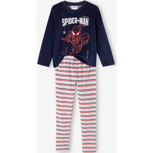 Marvel� Spider-Man jongenspyjama van fluweel marineblauw