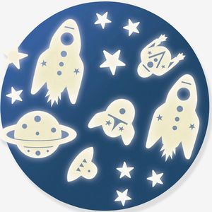 Lichtgevende stickers Mission Espace - DJECO doorzichtig