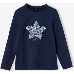 T-shirt met versiering en motief froufrou Oeko-Tex� marineblauw