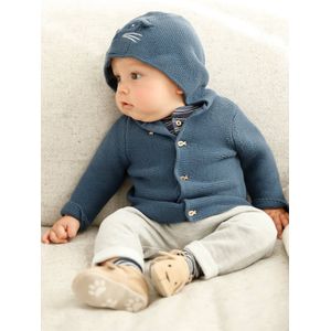 Molton babybroek gechineerd lichtgrijs - bros b