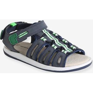 Kindersandalen met klittenband marineblauw