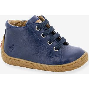 Babybottines Wood Zip Base SHOO POM� marineblauw