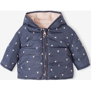 Omkeerbaar donsjack voor baby leiblauw