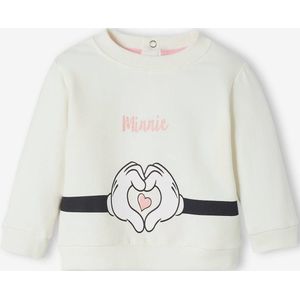 Meisjesbabysweater Disney� Minnie effen wit met versiering