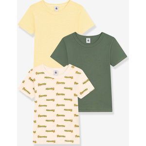 Set van 3 T-shirts met korte mouwen PETIT BATEAU groen