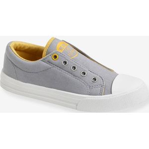 Elastische stoffen sneakers baby jongen grijs