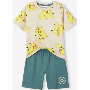 Tweekleurige pyjamashort voor jongens Pokemon� smaragdgroen