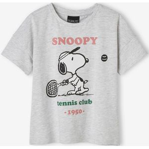 Meisjesshirt met korte mouwen Snoopy Peanuts� gem�leerd grijs