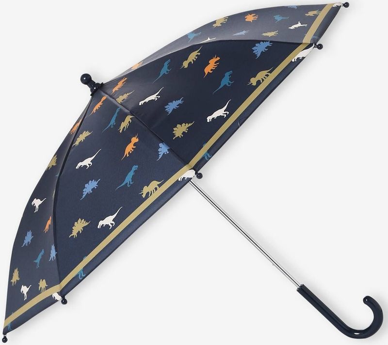 Paraplu met dinomotief voor jongens marineblauw