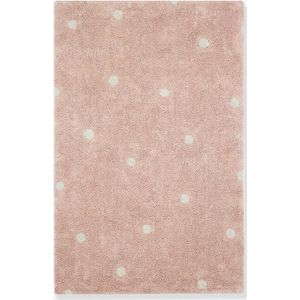 Wasbaar Kinderkamer Vloerkleed Mini Dot Pink Lorena Canals