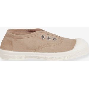 Katoenen tennisschoenen voor kinderen met vetersluiting Elly BENSIMON� beige