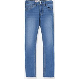 Skinny jeans voor jongens 510 van Levi's gebleekt denim