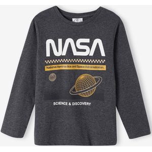 NASA� Jongens-T-shirt met lange mouwen gechineerd donkergrijs