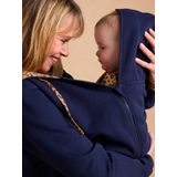 Evolutieve rits-sweatshirt met ENVIE DE FRAISE babybeschermer marineblauw