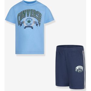 Jongensset short en shirt CONVERSE marineblauw