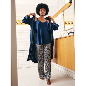 3-delige homewear set Before and After marineblauw