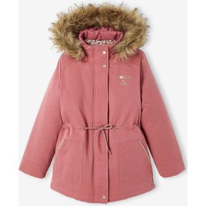 3-in-1 parka met capuchon meisje purple dark