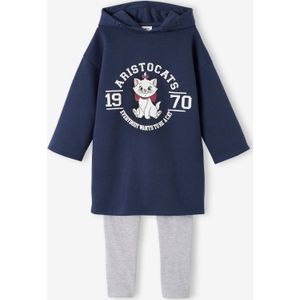Meisjesset sweaterjurk en legging Disney� Marie De Aristokatten marineblauw