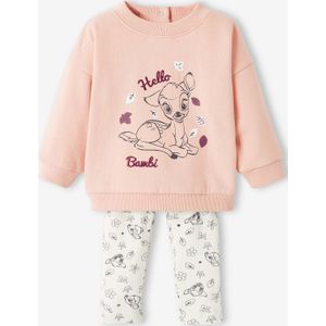 2-delige meisjesset Disney� Bambi effen lichtroze met versiering