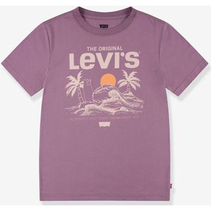 Grafisch jongensshirt Levi's� lavendel