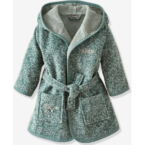 Personaliseerbare BROC�LIANDE badjas voor baby's groen, bedrukt