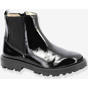 Leren meisjesboots Groofit KICKERS� zwart