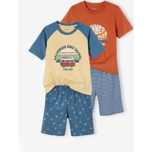 Set met 2 pyjamashorts ""Summer Surf"" voor jongens jeansblauw