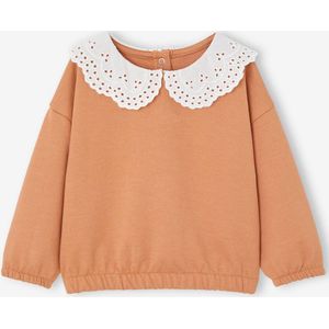 Babysweater met col karamel
