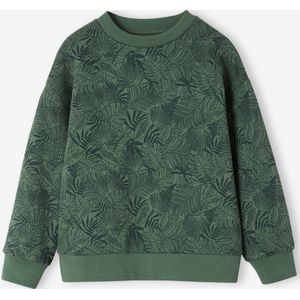 Jongenssweater met potlood groen