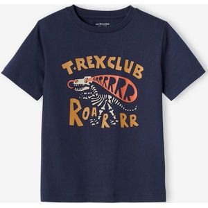 T-shirt dinosaurus baby nachtblauw