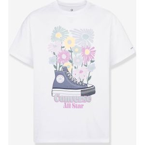 Grafisch meisjesshirt CONVERSE ecru