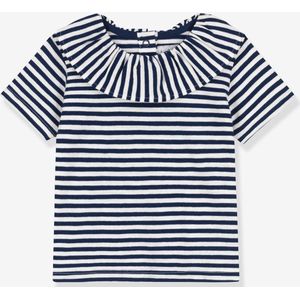 Bloesje met korte mouwen PETIT BATEAU blauw